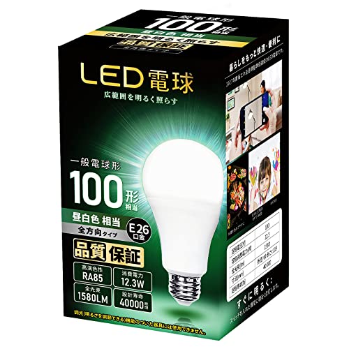 yAbvO[hfUCzLEDd E26 100W` F 1580LM S^Cv Px ʓd` fMގ{HΉ Ή PSEF 1Zbg (F)