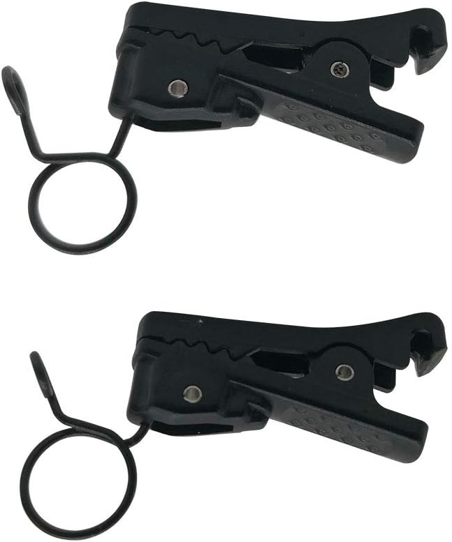 CANFON ABS Plastic Lavalier Lapel Mic Tie Clips 6.2mm Pack of 2 - Fits Sony UWP, Saramonic, Sennheiser, Boya, Shure Omnidirectional Mics