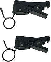 Vista 8 de Clip de corbata de micrófono de plástico ABS para Rode Lavalier GO, SmartLav + micrófono de solapa, paquete de 2 (0.177 in)