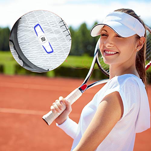 image for Gejoy 6 Pieces Tennis Vibration Dampener Tennis Racket Shock Absorber 