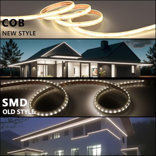 Tira LED COB BENLUN 24V 65.6ft IP67 Blanco Natural miniatura 4