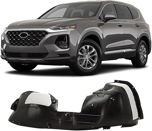 Nuevo trazador de líneas de guardabarros delantero derecho del lado del pasajero para Hyundai Santa FE 2019-2020, hecho del plástico de los PP