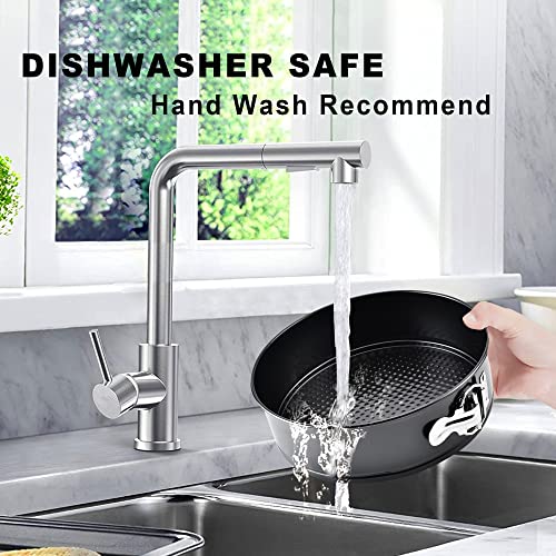 Molgree Springform Pans, 3Pcs (7" 9" 11") Nonstick Leakproof Cheesecake Pan Springform Pan Set With Removable Bottom, Spring Form Pans Round Cake Pans Sets For Baking With Pre-Cutted Parchment Paper #TOP4