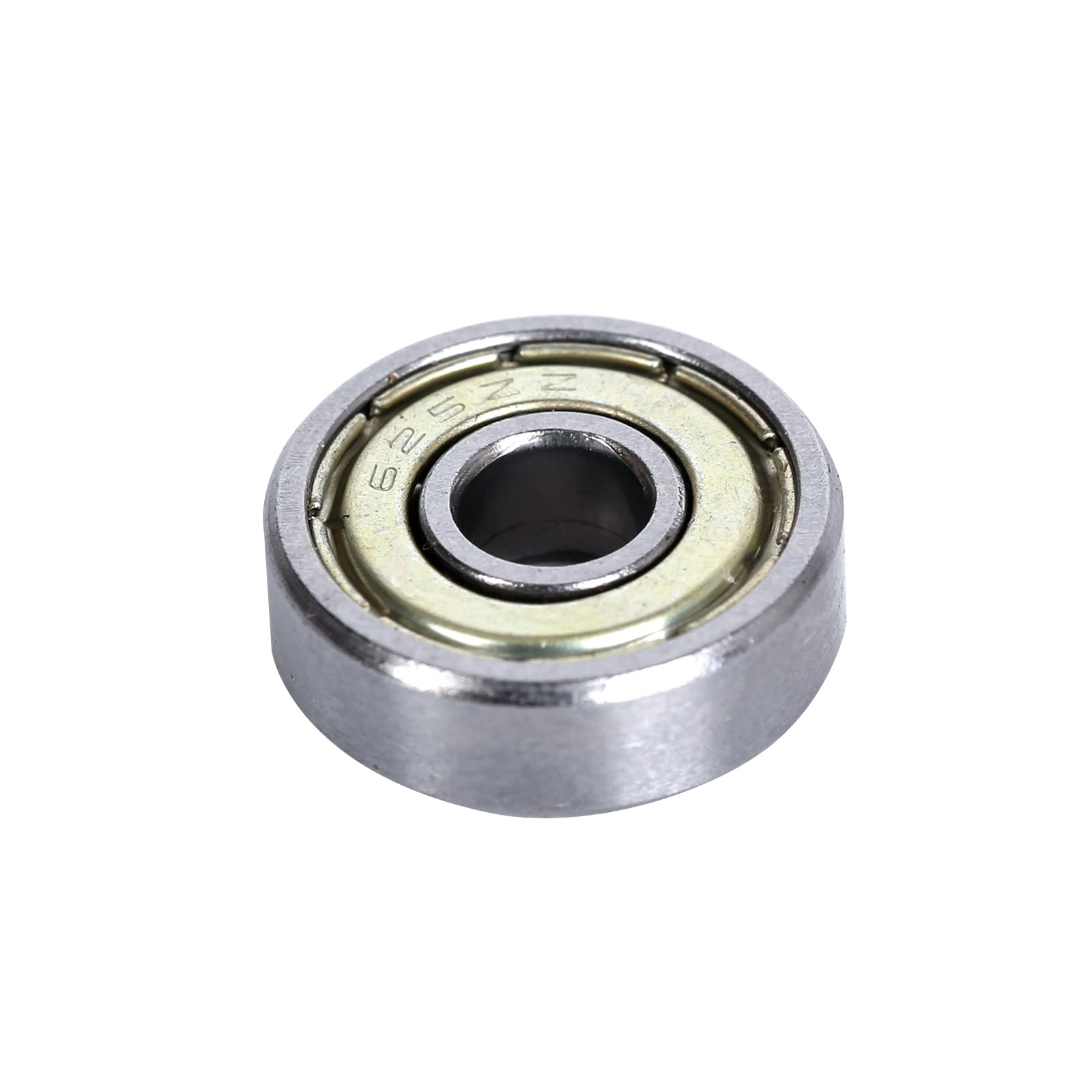 12 rodamientos de bolas de ranura profunda 625ZZ (5 mm x 16 mm x 5 mm) para monopatín, impresora 3D, piezas de transmisión mecánica DIY