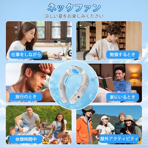 Blaulock XSCMKEG ネッククーラー 首掛け扇風機 BLA-GUABO-1 の商品画像 6