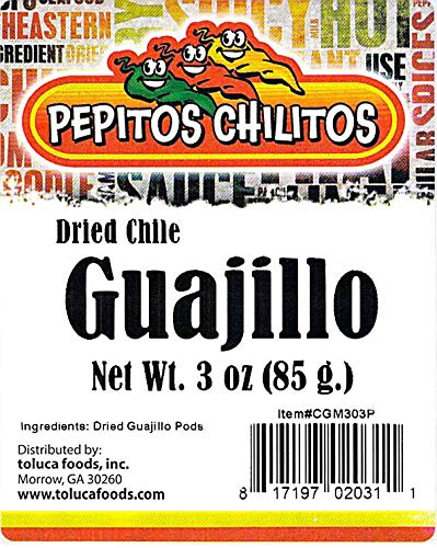 Miniatura 2 de PEPITOS CHILITOS Chile Guajillo 3 oz. Bolsa resellable - Natural y Premium - Ideal para recetas mexicanas como salsa, tamales y guisos.