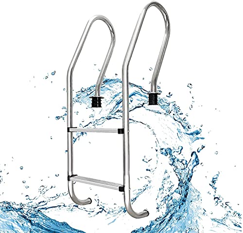 Escalera para piscina con pasamanos Katzowen 200kg miniatura 1