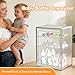LEARNIBEE Baby Bottle Organizer,Adjustable Height Bottle Storage Organizer Baby for Bottles, Pacifiers, Pump Parts, Clear Organizer for Countertop, Cabinet,Vanity, Bathroom