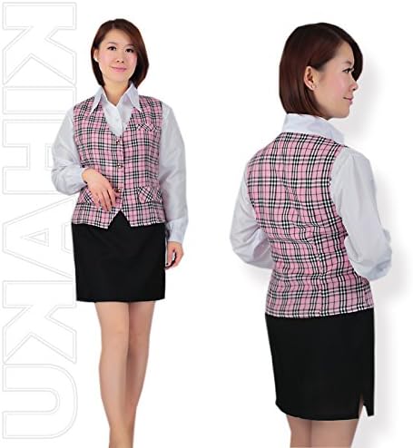 Amazon Co Jp コスプレ ピンクチェック 長袖 Ol服 オフィスレディー衣装 ホビー