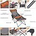 Asteri Sillas de camping plegables y reclinables portátiles con soporte para tazas,...