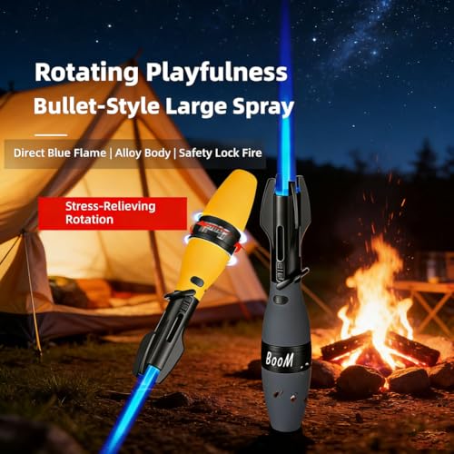 Encendedor Creative Rocket Fidget Verde metálico miniatura 3