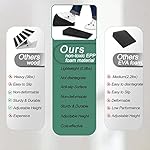 Slant Board Squat Wedge for Calf Stretching，3 Pcs 12" x 6.3" Foot Stretcher Balance Board for Plantar Fasciitis, Adjustable Foam Slant Board Wedge Great for Exercises - Image 4