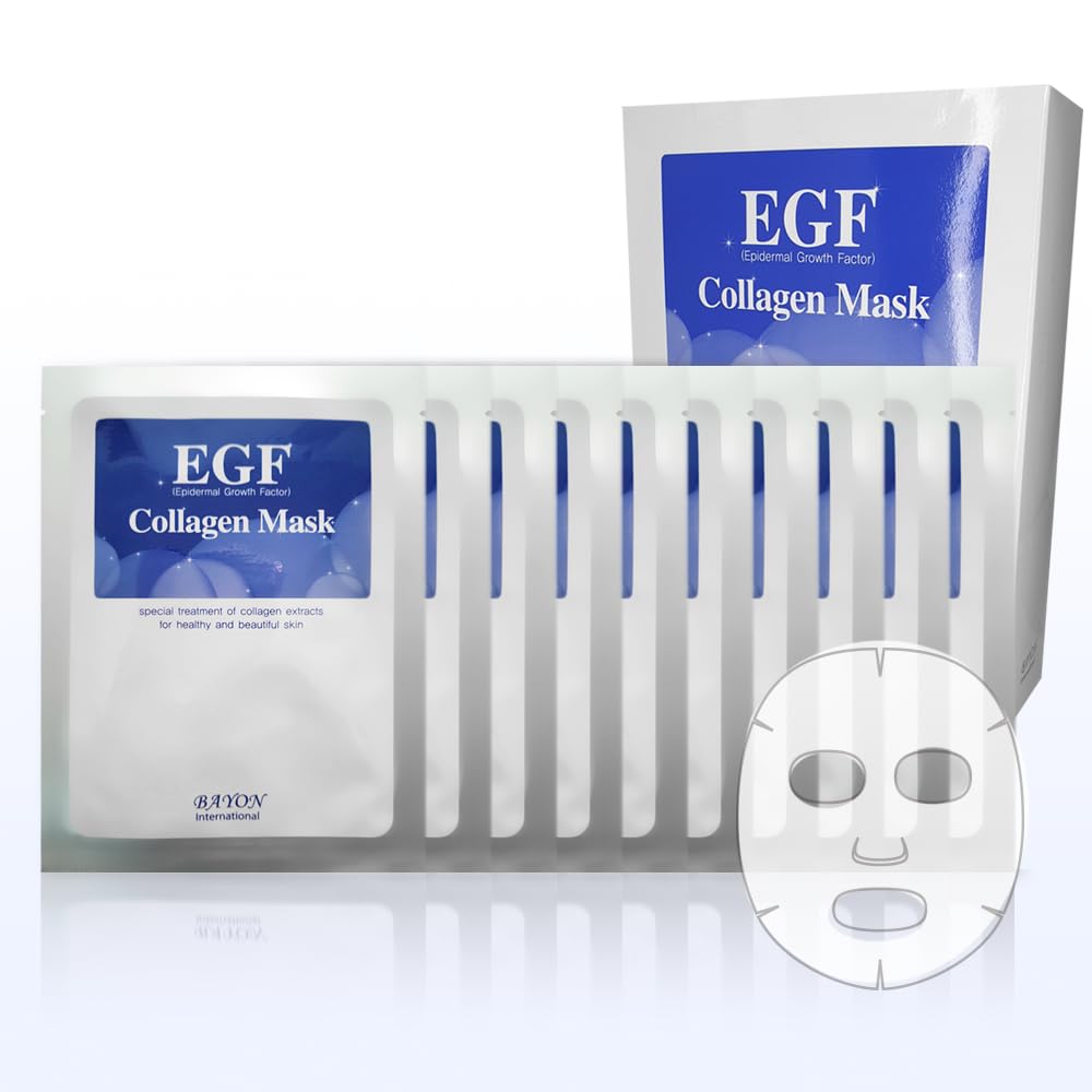 Amazon.com : EGF Collagen Face sheet Mask 1.18OZ*10. 1Day 1Mask