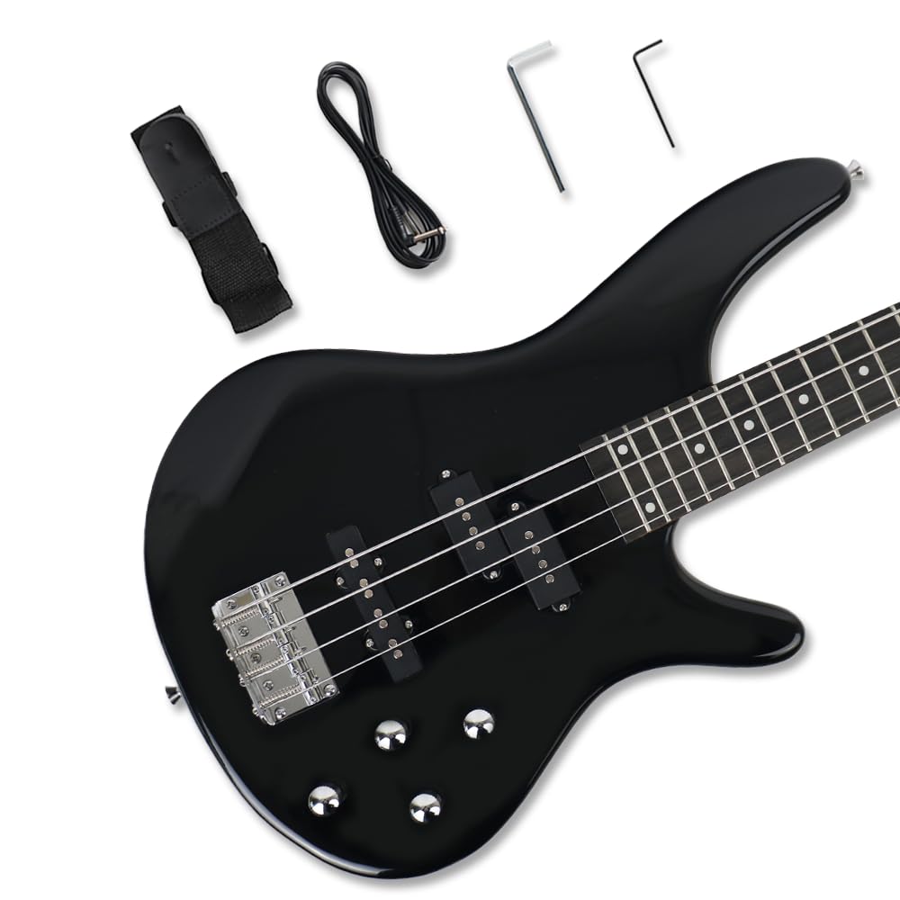 demusea electric bass guitar full size 24frets standard - electric basses | Mubboo