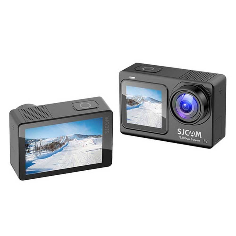 Kamera sportowa SJCAM SJ8 z dwoma ekranami, czarna