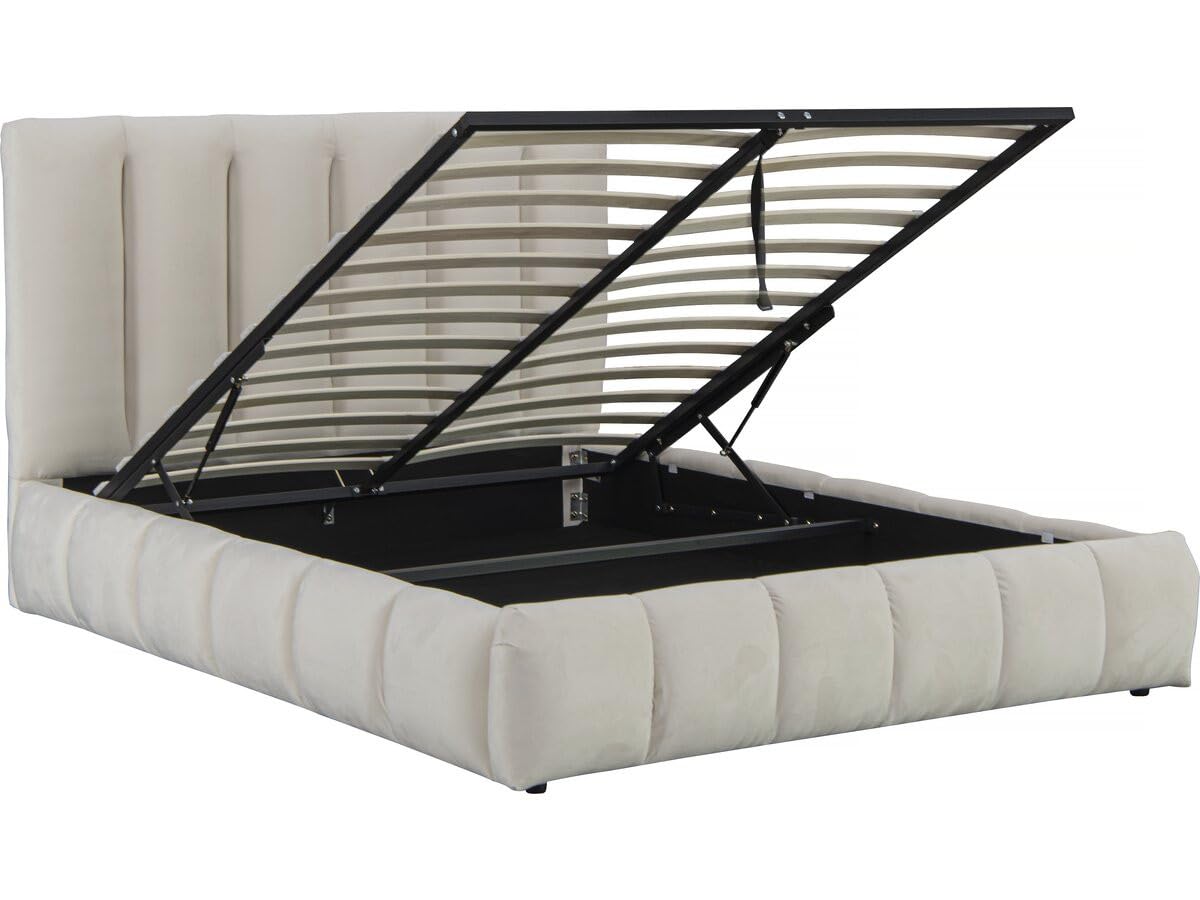 HABITAT ET JARDIN Lit avec Coffre Annie 180 x 200 cm - Beige