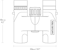 Vista 3 de Nature-Trek Binoculares 8x25 Verde