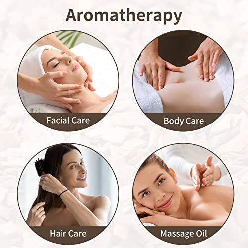 Yethious Vanilla Sandalwood Essential Oils For Diffuser & Aromatherapy Pure Natural Organic Vanilla Oils Set - 2Pcs 10Ml #TOP5