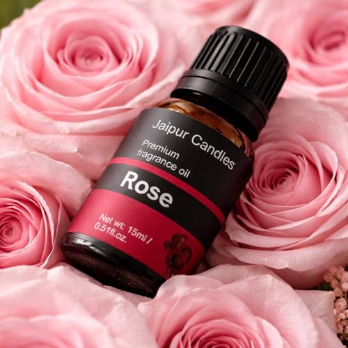 Image of Fragrance Oil | 15 ml | Aroma Oil for Home Fragrance | Best for Aromatherapy | Use in Diffusers, Candles, Air Fresheners (15ML, Rose)