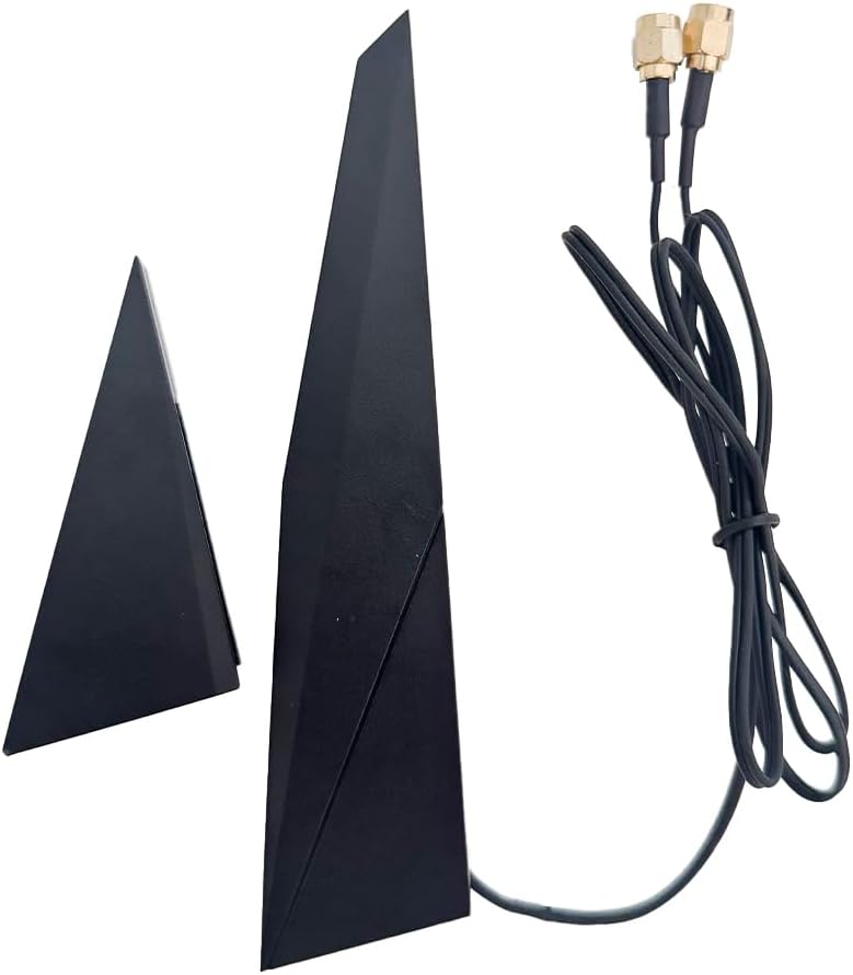 for ASUS Motherboard Dual Band WiFi Antenna 2.4GHz 5GHz RP-SMA Magnetic Base Adapter Antennas with 2.7ft Extension Cable 2T2R PCI-E Bluetooth Network Router