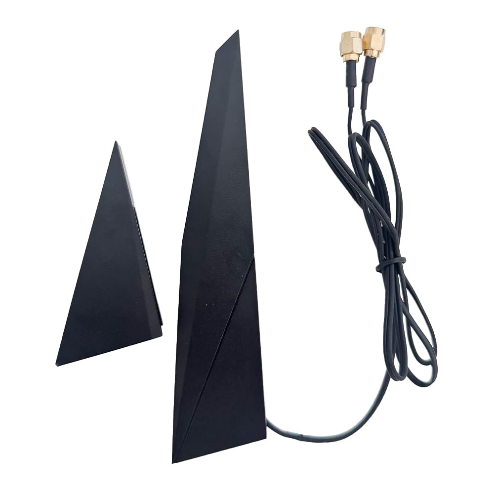 Antenne WiFi double bande pour carte mère ASUS 2,4 GHz 5 GHz RP-SMA avec câble d'extension de 0,8 m 2T2R PCI-E Bluetooth routeur réseau
