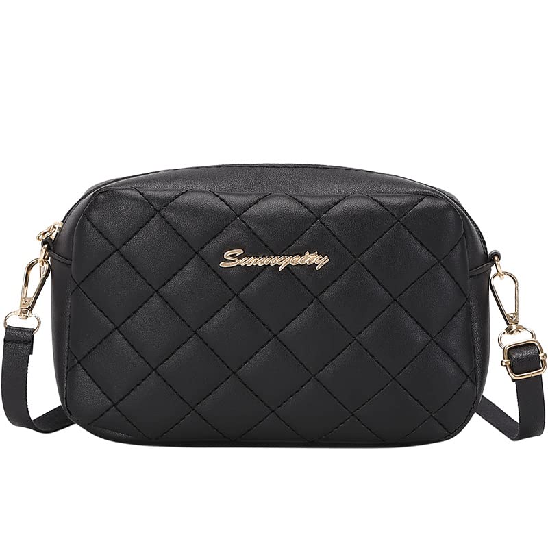 ladies Bag Christmas White Shoulder Bag Rhombus Crossbody Bag Fashionable Bag For Women-image-1