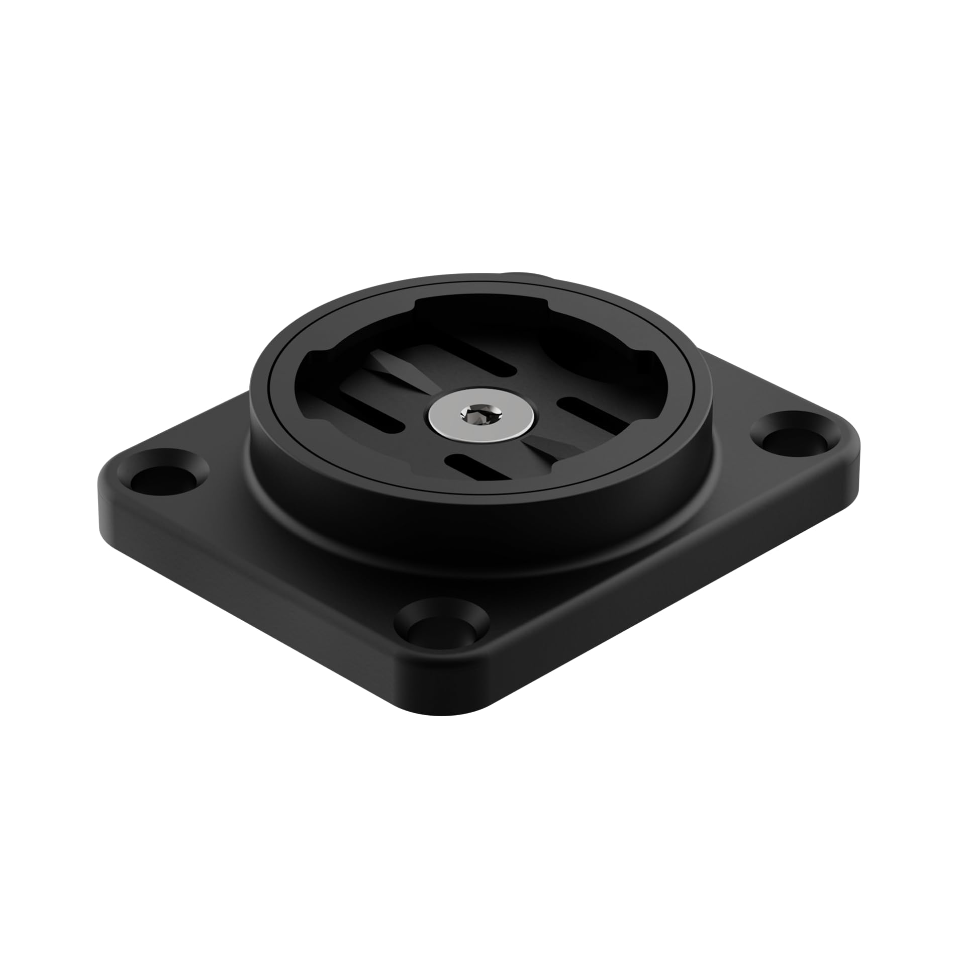 Beeline Moto II 4-hole AMPS Mount | Securely Attach Motorcycle GPS to Standard AMPS Nav Plates | Motorbike Accessories for Adventure Bikes & Custom Mount Solutions | Adhesive Pad & Quickstart Guide