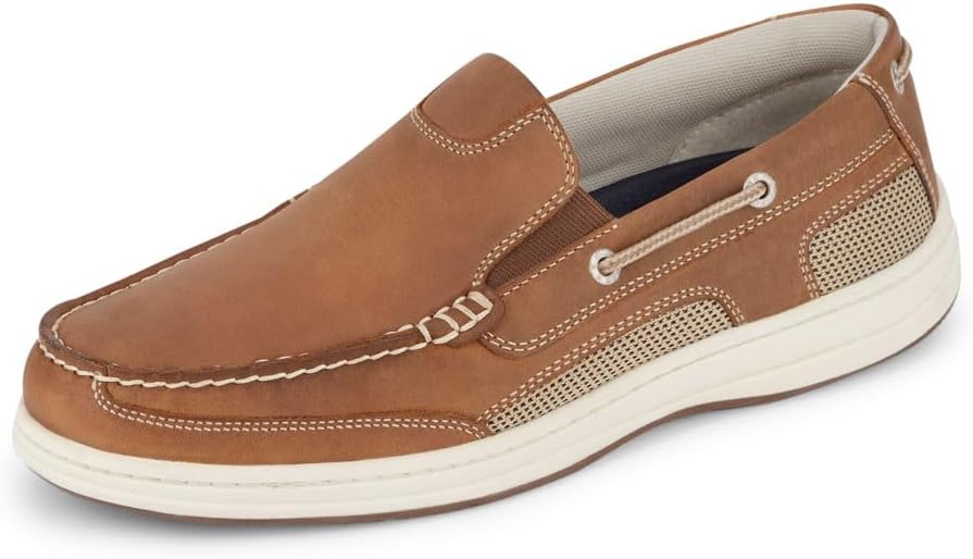 Mens Tiller Classic Leather Boat Shoe