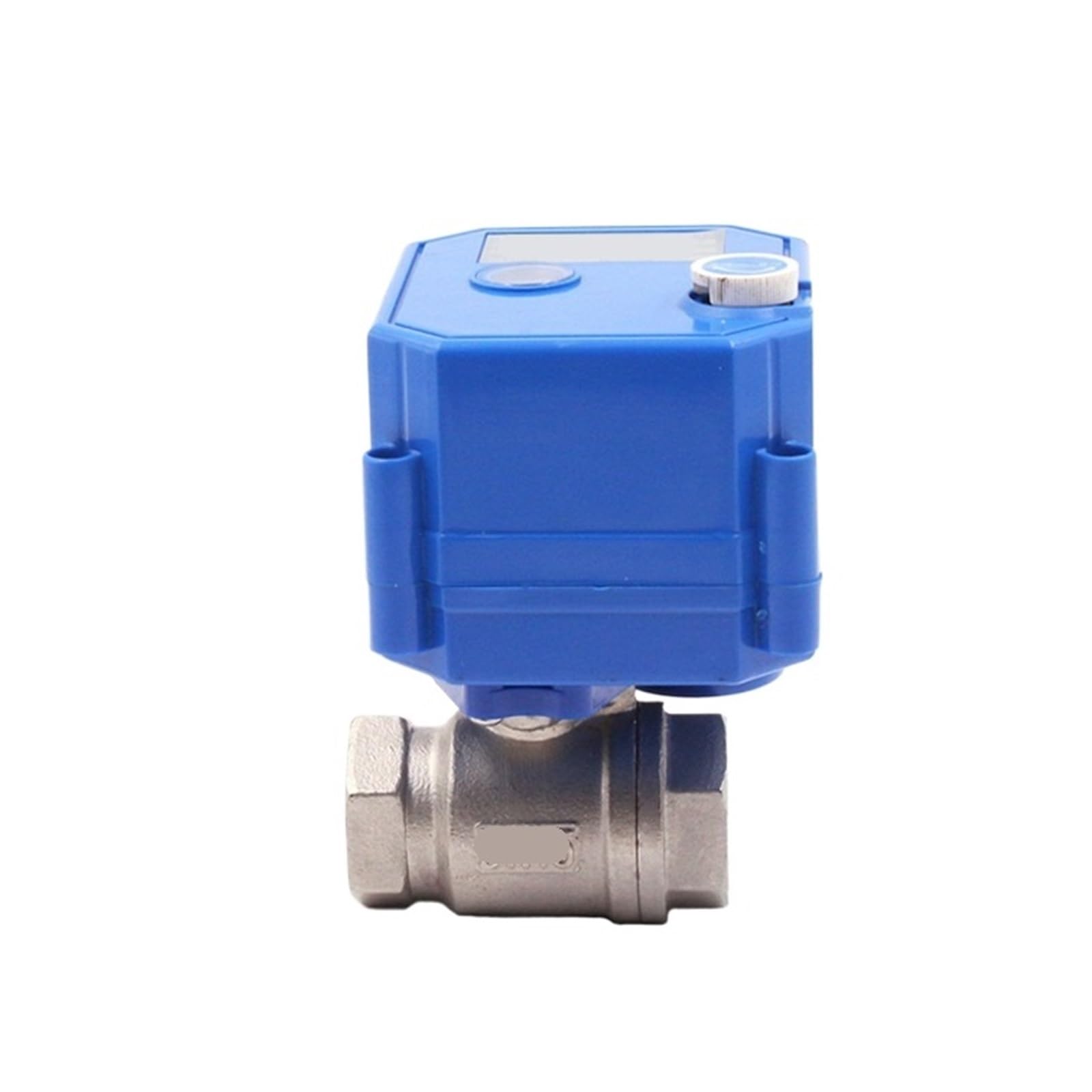 Ouhbndeaz Adc9-24V-Cr02 Dn8 Dn15 Dn20 Dn25 Electric Ball Valve Stainless Steel 2-Way 2/3-Wire Actuator With Manual Switch Ac220v Dc24v Dc12v(,Onesize)