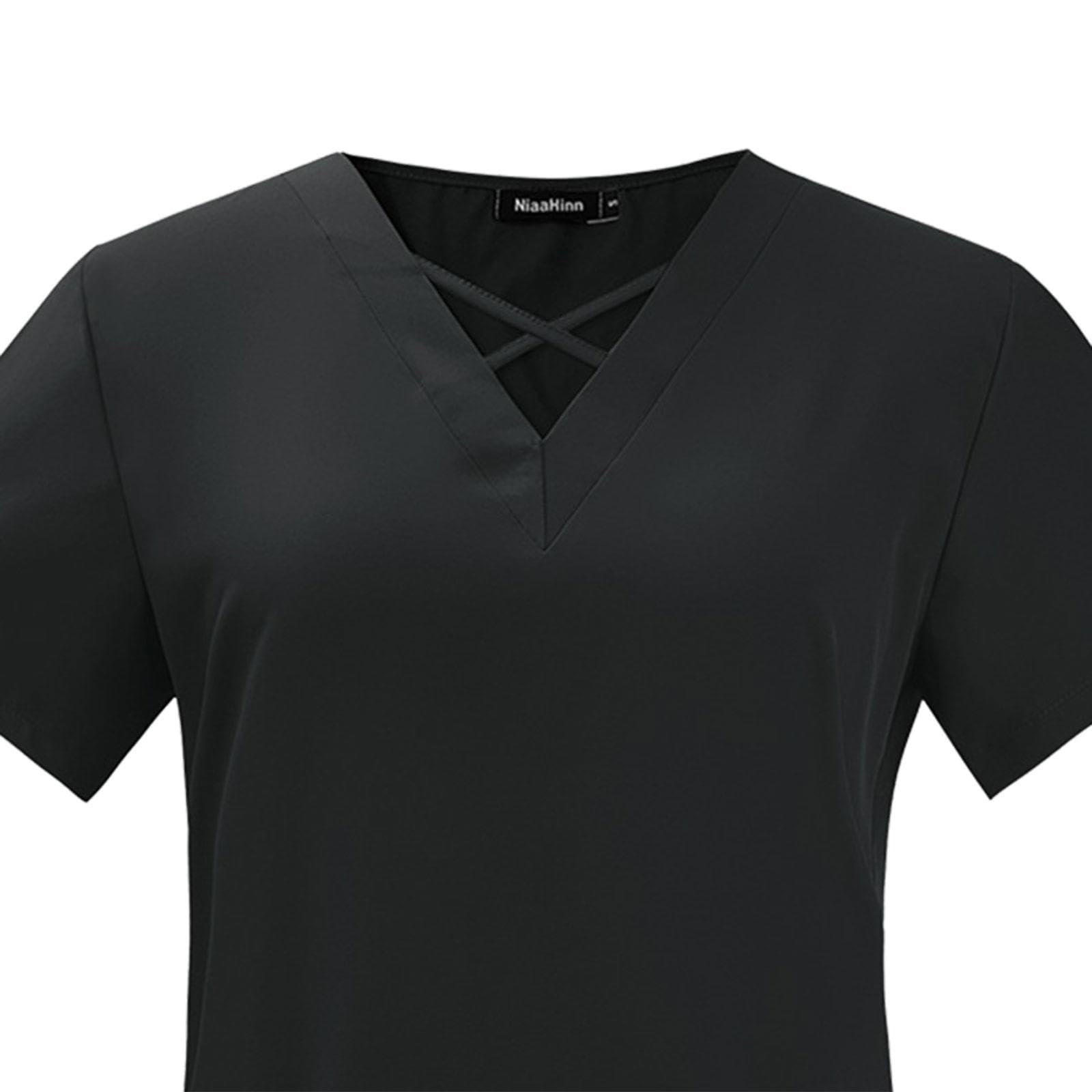 Damen Arbeitskleidungssets, Kasack Und Hose, Elastischer Bund, Weiche Krankenschwesteruniform, Arbeitskleidung für Die