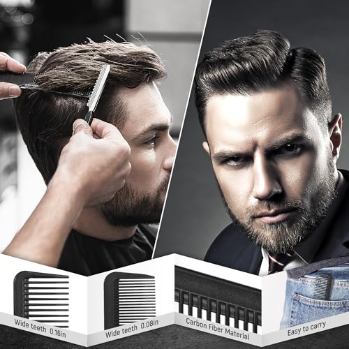 SalonSilk Hair Brush for Men, Men Hair Brush & Styling Comb Set - Image 6
