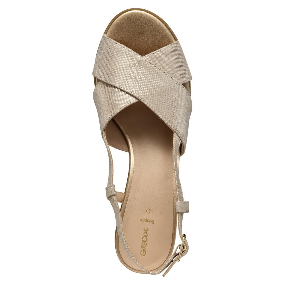 Geox D Aurely 50 A Sandalo con taccoDonna
