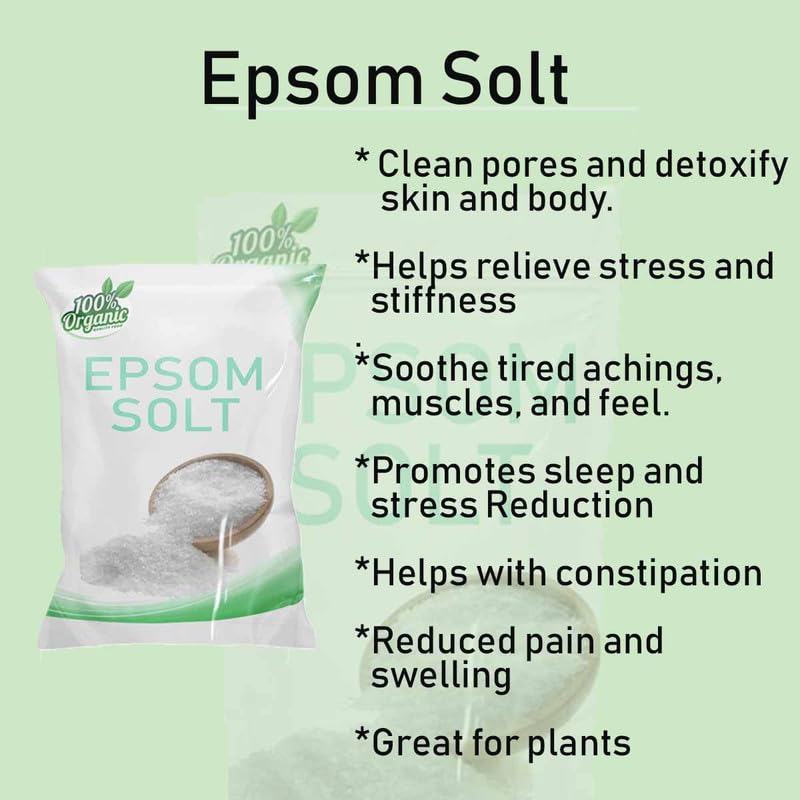 Image of Epsom Bath Salt Crystal and Bath (2Kg)