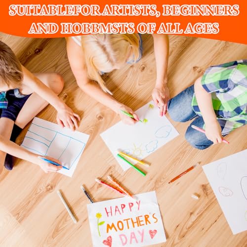 Larrel 30 Stück Blanko-Aquarellkarten mit Umschlägen, 15,2 x 10,1 cm (Gefaltet) Klappkarten blanko mit Umschlägen Faltbare Aquarellpostkarten für Grußkarten, Geburtstage, Hochzeitseinladungen