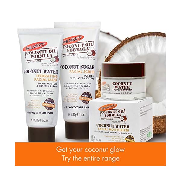 Palmers-Coconut-Oil-Formula-Coconut-Water-Hydrating-Facial-Mask-317-Ounces Palmer's Coconut Oil Formula Coconut Water Hydrating Facial Mask, 3.17 Ounces