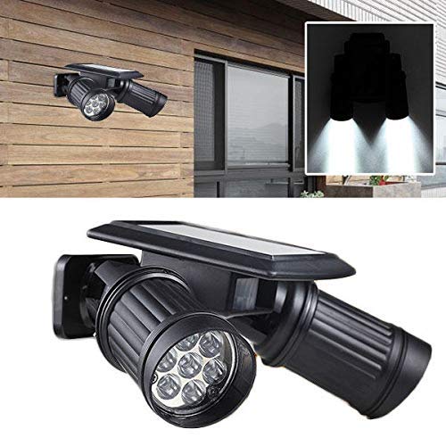 3NH Garden Solar Super Bright 14 Led Spot Light Patio Garage Wall-Mounted Human Body Induction Light
