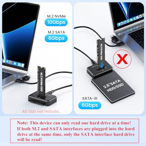 Caja externa USB 3.0 USB-C para SSD NVME y SATA miniatura 4