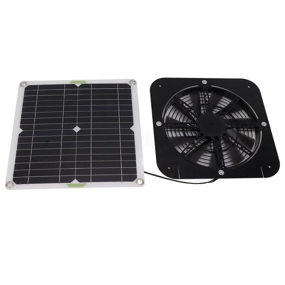 Pannello Solare Monopolicristallino con Staffa per Ventola di Scarico da 13,5 Pollici Ventola Fotovoltaica Ventilazione Pannello Solare di Raffreddamento