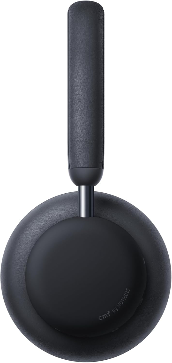 CMF Headphone Pro - Cuffie Bluetooth Over-Ear Wireless – Fino a 100h di Batteria, Hi-Res con LDAC, Audio Spaziale, con Cancellazione Attiva del Rumore – Grigio Scuro