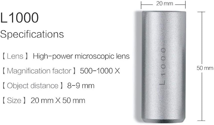 L1000 Interchangeable 1000X High Magnification Microscope Lens for Digital Microscope B011
