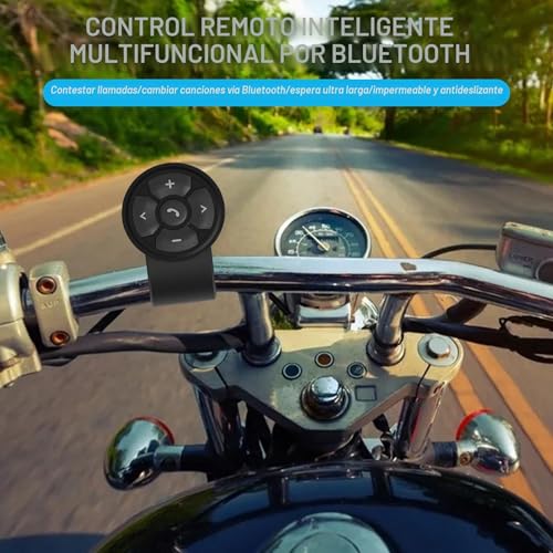 Auriculares para casco controlados desde el manubrio con botón remoto inalámbrico 2