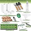 Indoor Herb Garden Kit – 10 Non-GMO Herb Seeds with Soil, Pots & Moisture Meter – Easy Windowsill Gardening Starter Set – Unique Gift for Gardeners, Home Chefs & Families #2