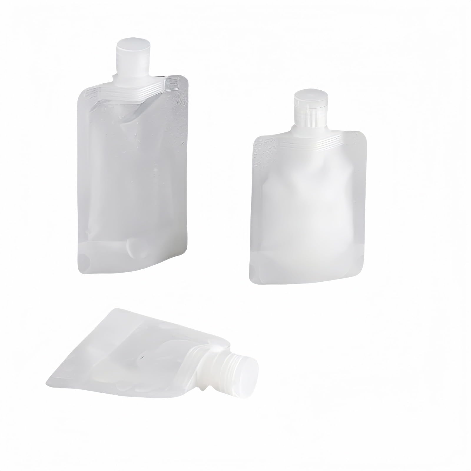 Chinshwehaw Travel Bottles Kit Leak Proof Silicone - Refillable Containers for Lotion, Shampoo, Cream (30/50/100ml, 3 Pack)