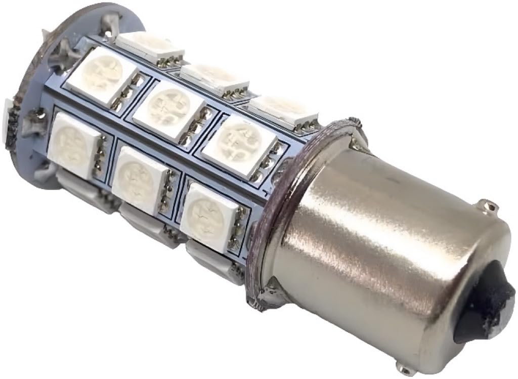 Amazon | 24V用 LED S25 シングル球 27連 10個セット マーカー球