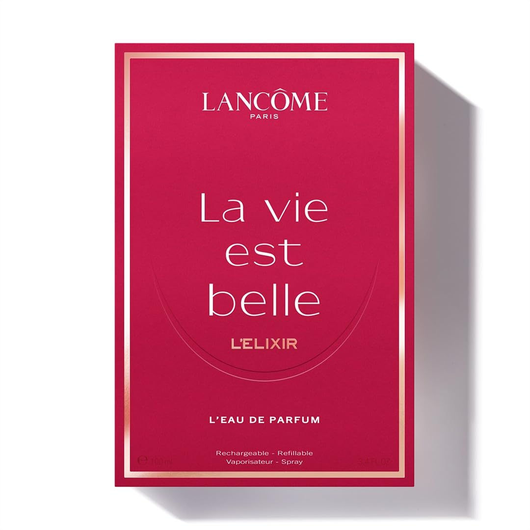 Lancôme La Vie est Belle L'Elixir Eau de Parfum, samtig-blumiger Duft | Mit Himbeerakkord, Veilchenblatt und Kakaobutter für ein einzigartiges, sinnliches Dufterlebnis für besondere Momente.