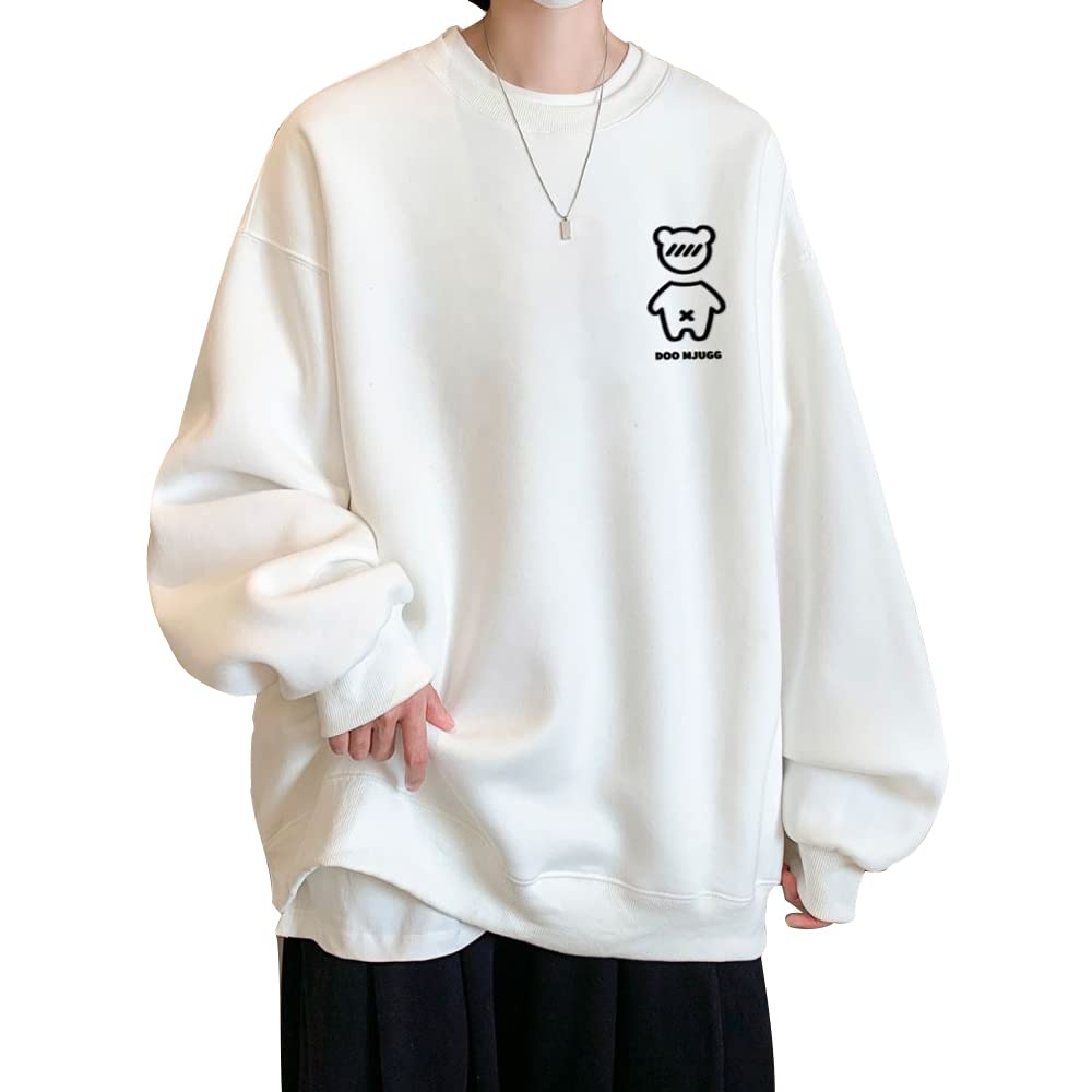 Amazon.co.jp: [foxseon] メンズ トレーナー パーカー Tシャツ 長袖