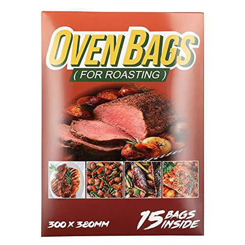 15 x Ofen-Backbeutel geeignete Größe (30 cm × 38 cm) zum Backen von Huhn Fisch und Gemüse