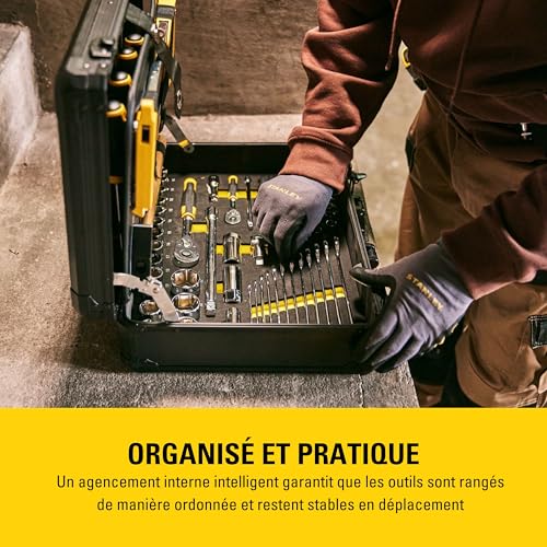 Valise de Maintenance STANLEY STMT98109 1 142 Pièces 4 Volets accessibles regroupant ’essentiel de ’outillage - vue 6