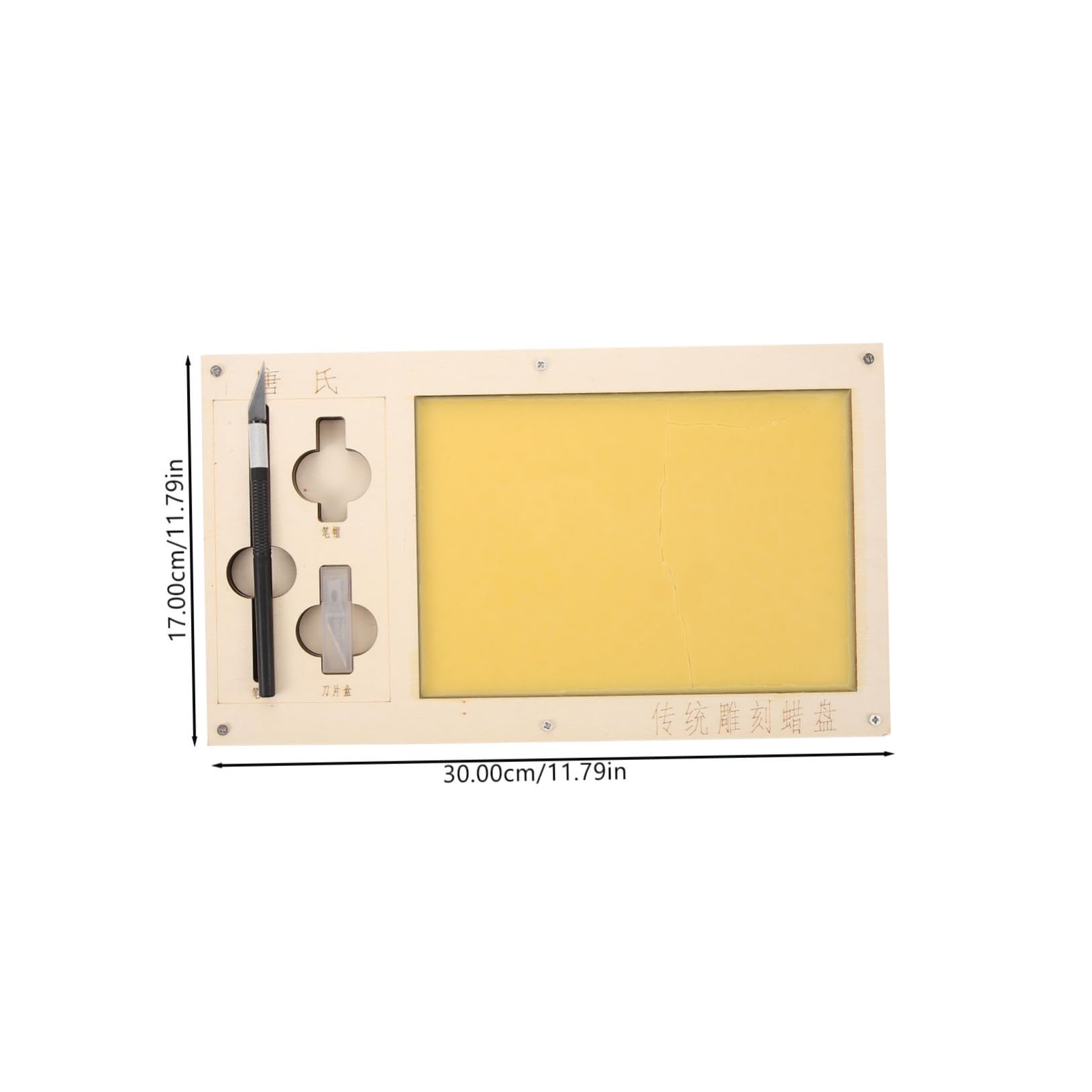 ARTIBETTER Wax Palette Paper Cutting Student Carving Tool Wood Carving Tray Art Cutting Tool