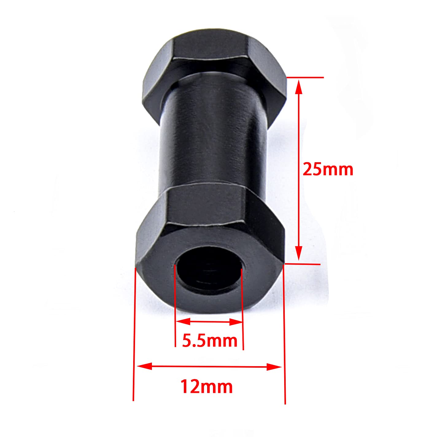 アクセサリー sabatora Amazon | Readytosky 12mm ホイールハブ 六角スペーサー 25mm